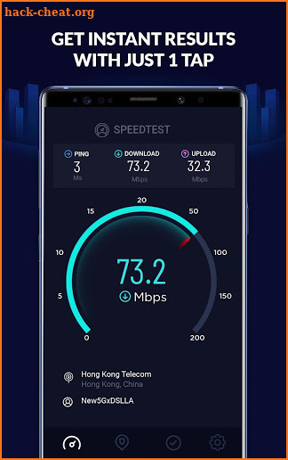 Free Internet Speed Test - Check My Network Speed screenshot