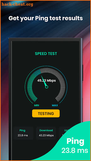 Free Internet speed Test: Wifi analyzer, speed app screenshot