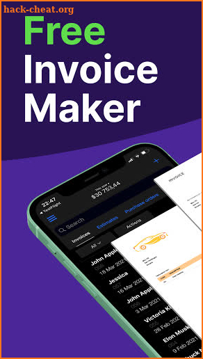 Free Invoice Maker Simple App screenshot