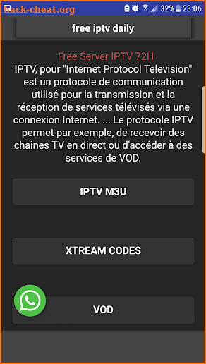 free iptv daily screenshot