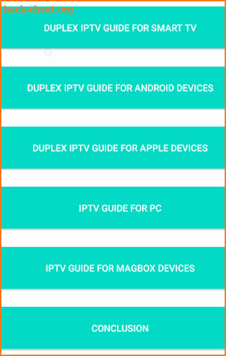 Free IPTV Guide for Duplex IPTV player TV Box screenshot