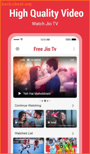 Free Jio TV HD Channels Guide & Tips screenshot