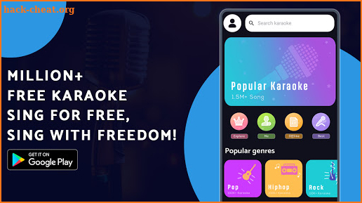Free Karaoke - Sing Free Karaoke, Sing & Record screenshot