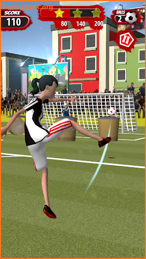 Free Kick Football Toon - 3D Football game screenshot
