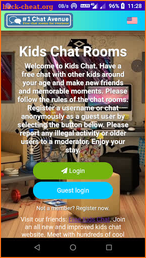 Free Kids Chat Rooms screenshot