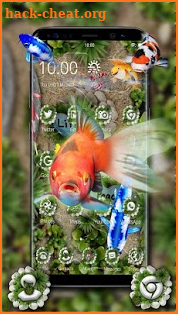 Free Koi Fish 3D Theme With Animation screenshot