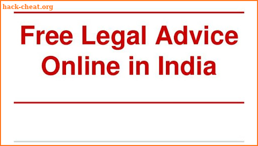 Free Legal Advice screenshot