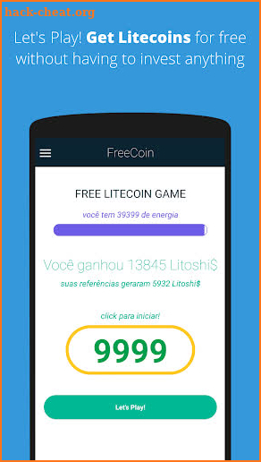 Free Litecoin Gain - FreeCoin screenshot