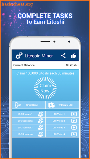 Free Litecoin Mining - Payout to LTC Wallet screenshot