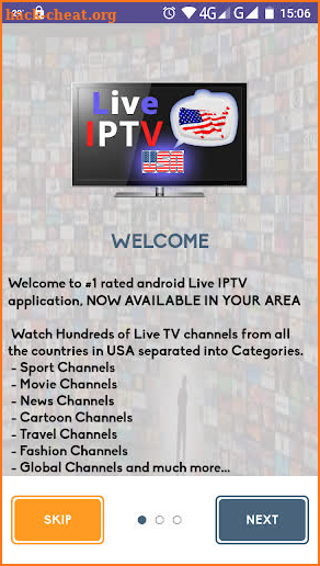 Free Live IPTV USA screenshot