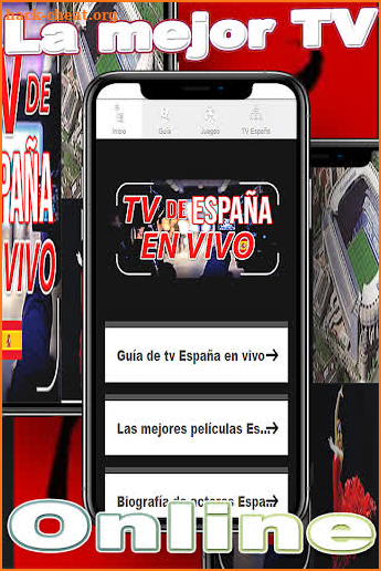Free Live Spanish TV All Channels Guide screenshot