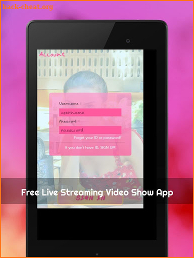 Free Live Streaming Video Show App screenshot