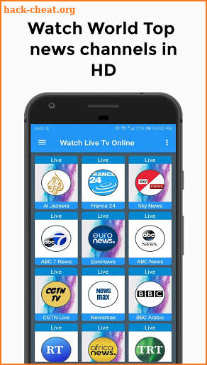 Free Live Tv Streaming 2018 : Watch News Online screenshot