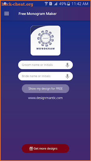 Free Monogram Maker screenshot