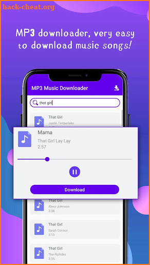 Free MP3 Downloader & Download Music Song screenshot