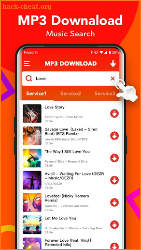 Free Mp3 Downloader - Download Mp3 music songs screenshot