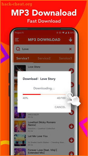 Free Mp3 Downloader - Download Mp3 music songs screenshot