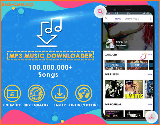 Free MP3 Music Downloader & Free Music Player screenshot