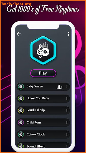 Free MP3 Music Ringtone Downloader screenshot
