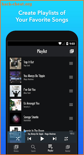 Free Mp3 Music Streaming & Streamer - AudioRave screenshot