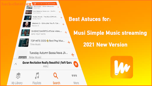 Free Musi Simple Music Stream Tutorial screenshot