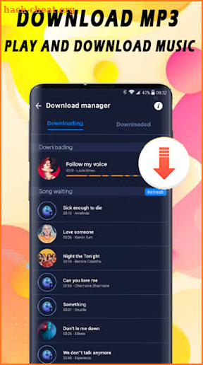Free Music Download - MP3 Music downloader player screenshot