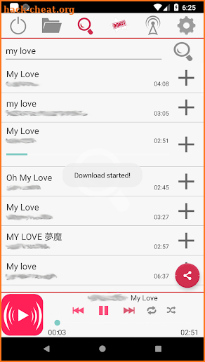 Free Music Download Player screenshot