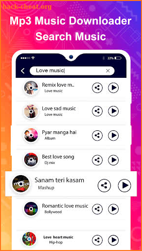 Free music downloader - Download mp3 song screenshot