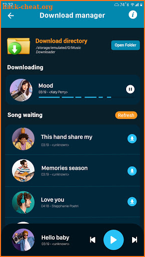 Free Music downloader - Download music screenshot