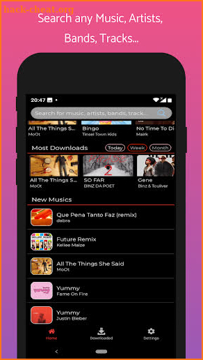 Free Music Downloader Mp3 screenshot