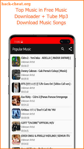 Free Music Downloader + Tube Mp3 Download Music screenshot