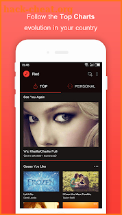 Free Music for Youtube Player: Red+ screenshot