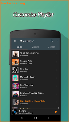 Free Music Player screenshot