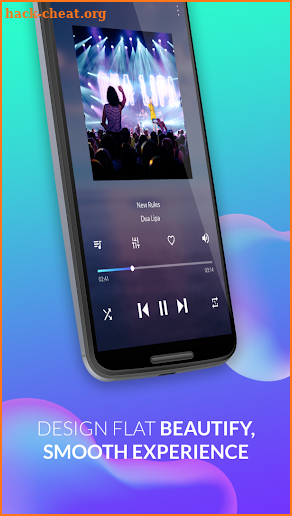 Free Music Player 2018, Mp3 Player Style Galaxy S9 screenshot