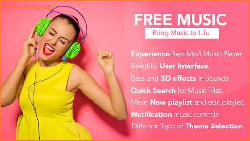 Free Music Player - best android music player screenshot