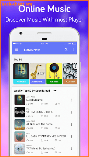 Free music player-Online free mp3 player screenshot