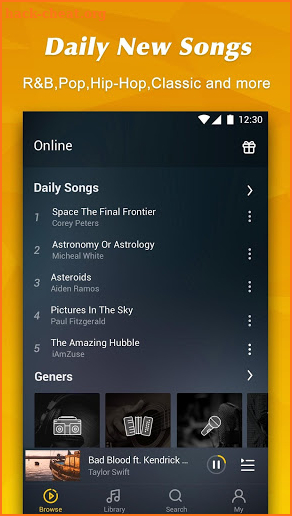 Free Music Player (Plus) - Online & Offline Music screenshot