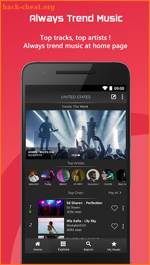 Free Music : YouTube Stream Player screenshot