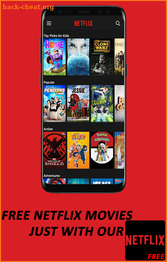 Free Netflix Movies screenshot