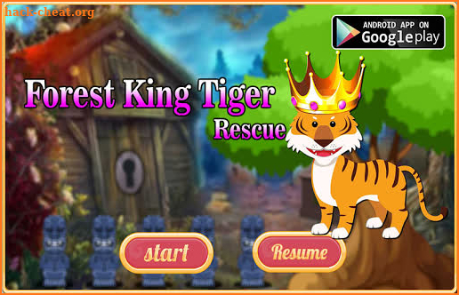 Free New Escape Game 149 Forest King Tiger Rescue screenshot