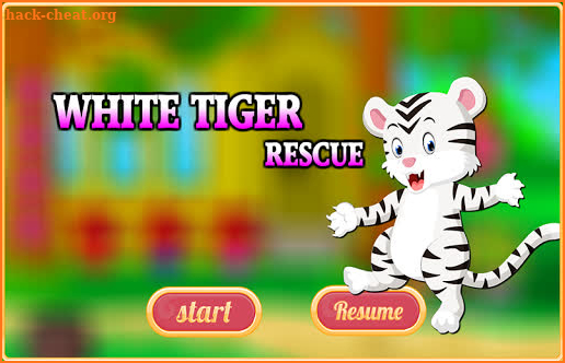 Free New Escape Game 151 White Tiger Rescue screenshot