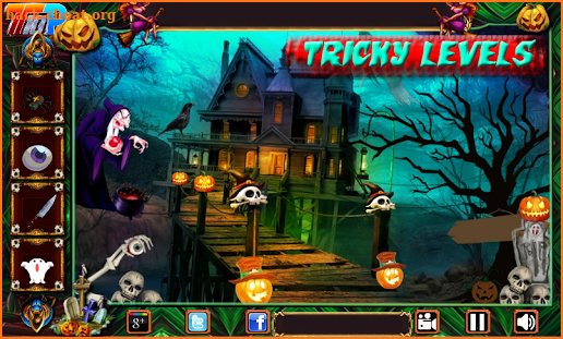 Free New Escape Games 050-Scary Halloween Games screenshot