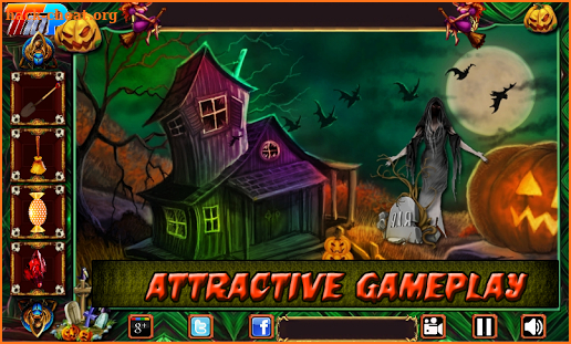 Free New Escape Games 050-Scary Halloween Games screenshot