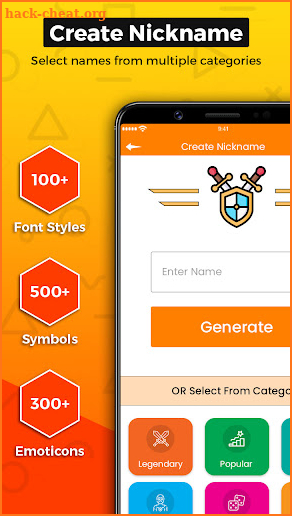 Free Nickname Generator App – Nickname Finder screenshot