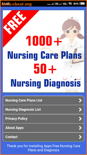 FREE Nursing Care Plans and Diagnosis screenshot