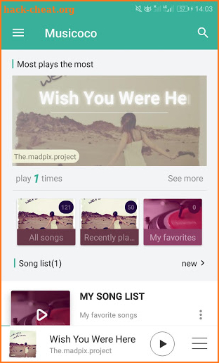Free Offline Music Player - Local, Without Wifi screenshot