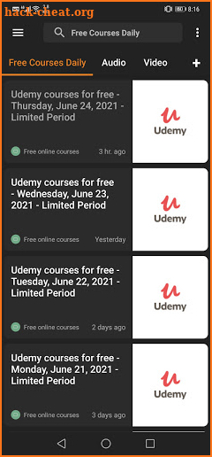 Free Online Courses screenshot