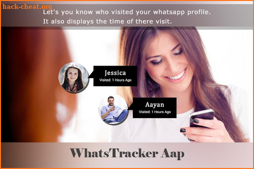 Free Online Tracker : Profile Tracker For WhatsApp screenshot