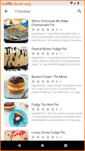 Free pie cookbook - Best pie recipes screenshot