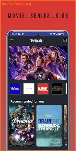 Free Plus Streaming Dinsay Guide Movie + TV screenshot